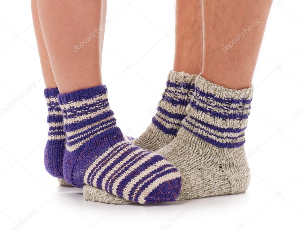 Knitted socks