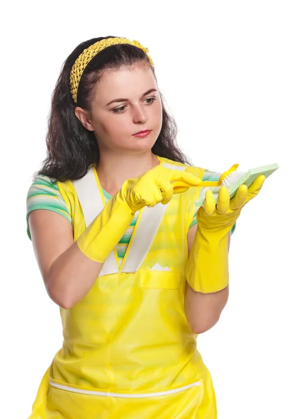 Young housewife — Stock Photo, Image