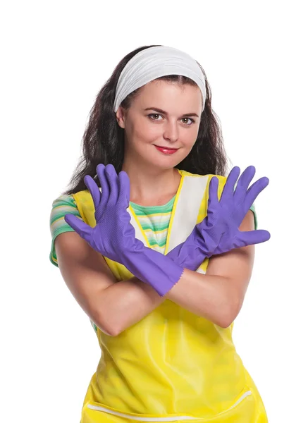 Young housewife — Stock Photo, Image