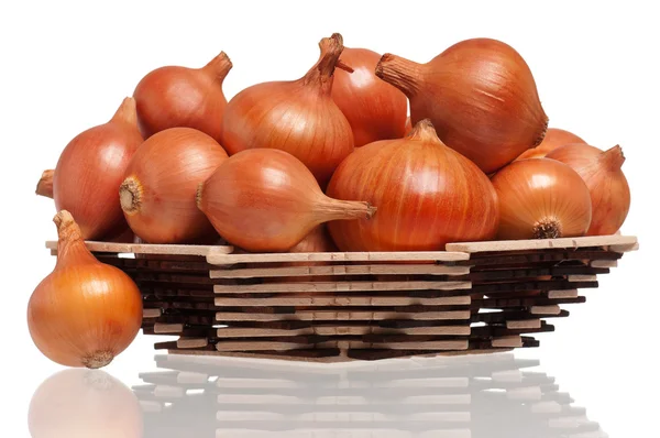 Gold onions — Stock Photo, Image