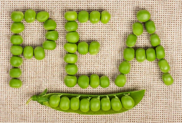 Guisantes verdes — Foto de Stock