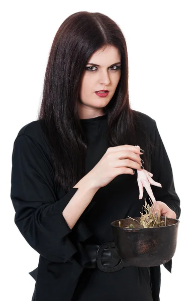 Young witch — Stock Photo, Image