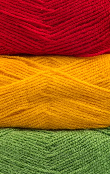 Bright acrylic yarn — Stock Photo, Image