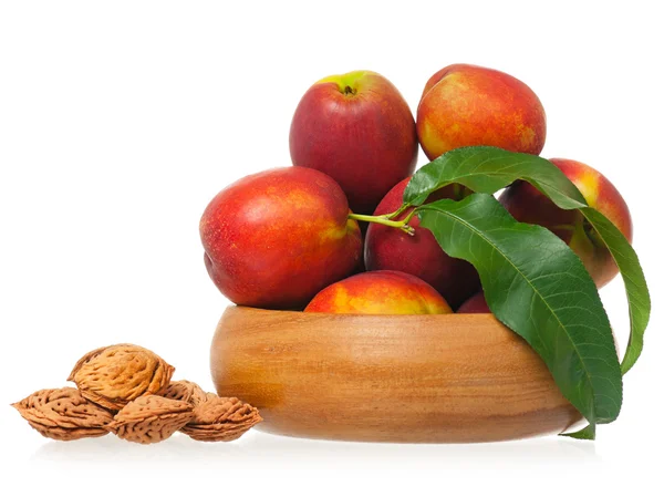 Verse rijpe nectarines — Stockfoto