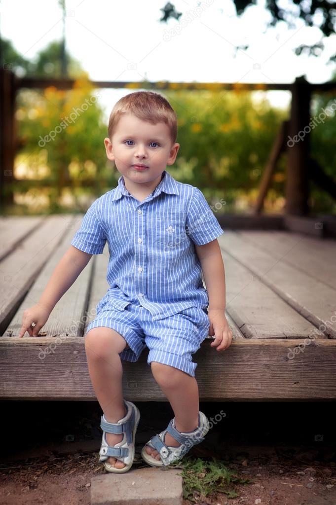 Handsome Young Boy Portrait.Looking at camera. 