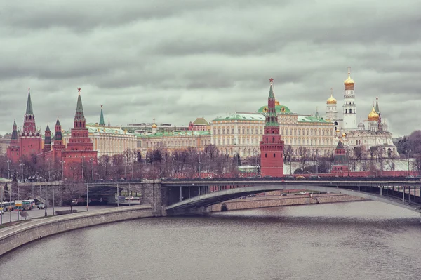 Moscú, la vista del Kremlin — Foto de Stock