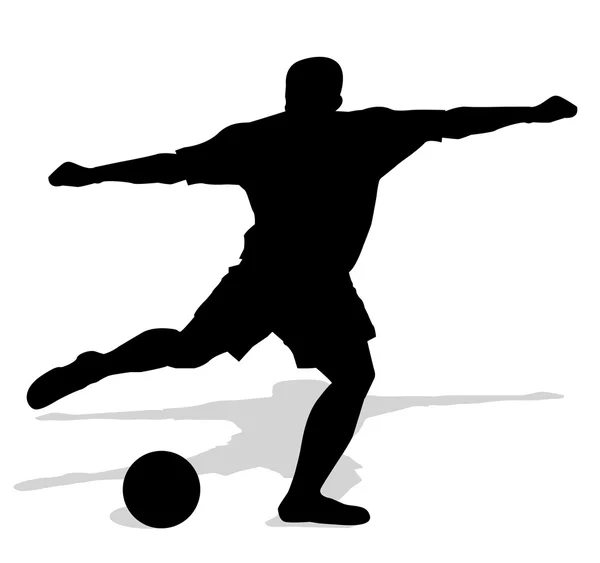 Fußballspieler — Stockvektor