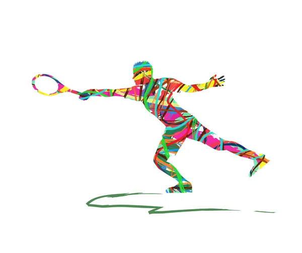 Abstraktes Tennis — Stockvektor