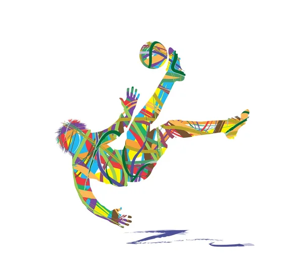 Futbol oyuncu siluet