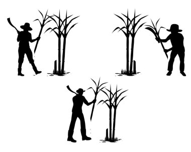 Çiftçilerin vektör çizimi