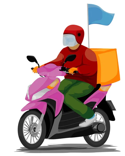 Ilustracja Wektorowa Motocykla — Wektor stockowy