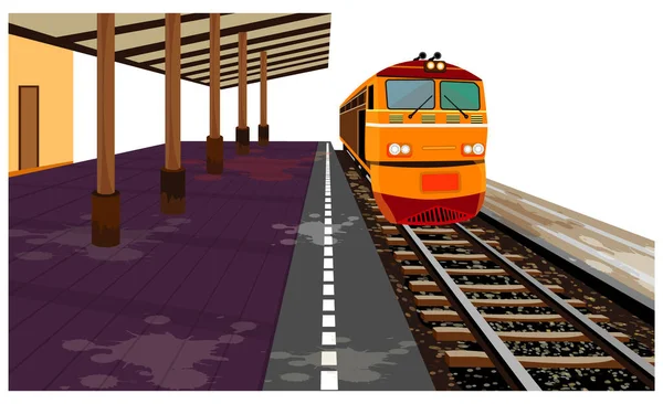 Vektor Design Für Zugpersonal — Stockvektor