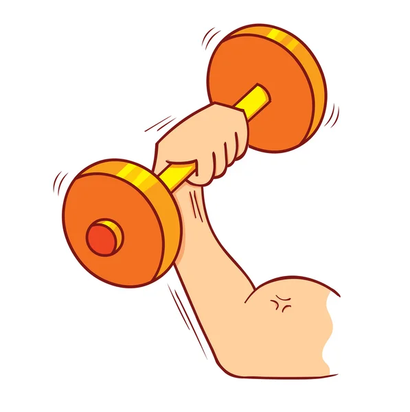 Very strong muscle — Stock Vector