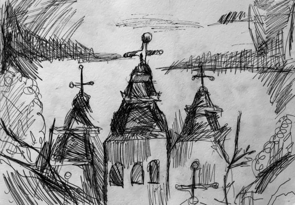 El çizimi tapınak çizgisi