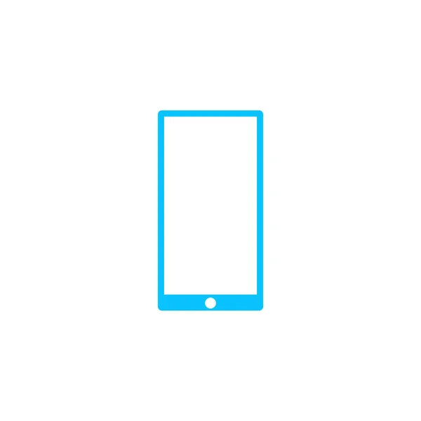 Icône Gadget Mobile Plat Pictogramme Bleu Sur Fond Blanc Illustration — Image vectorielle