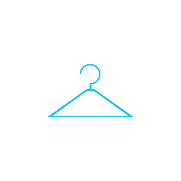Ikona Zavěšení Plochá Modrý Piktogram Bílém Pozadí Symbol Vektorové Ilustrace — Stockový vektor