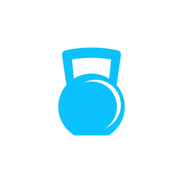 Gewicht Symbol Flach Blaues Piktogramm Auf Weißem Hintergrund Vektorillustration Symbol — Stockvektor