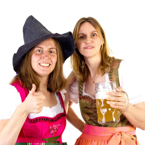 Having much fun at Oktoberfest — Stock Photo, Image