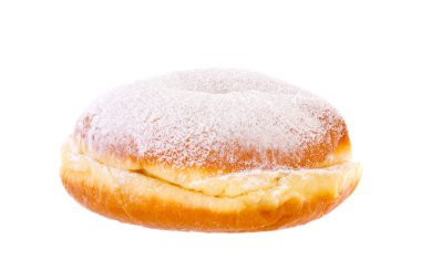 Krapfen Berliner Pfannkuchen Bismarck Donut aydınlandı