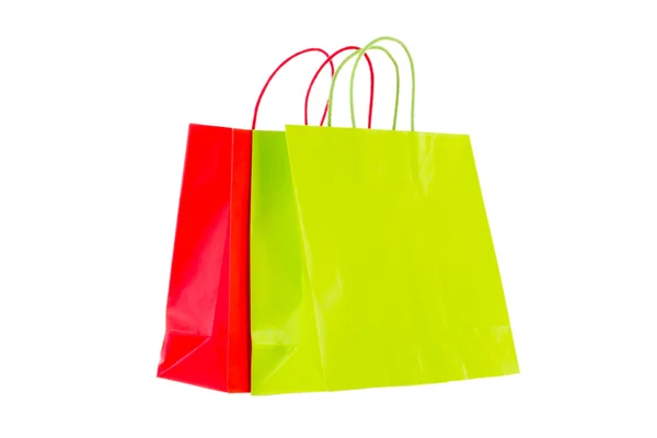 Shopping bags brightened — Stock Photo, Image