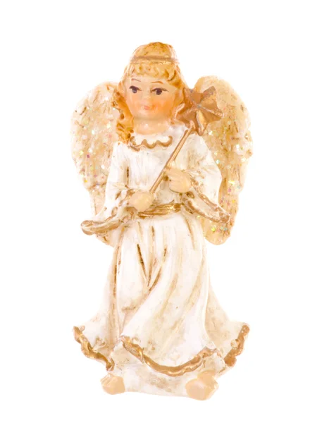 Christmas angel brightened Royalty Free Stock Photos