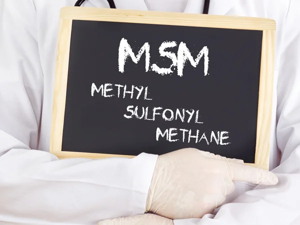 Doktor bilgileri gösterir: Msm methylsulfonylmethane