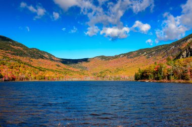 Basin brook reservoir in the White mountains clipart