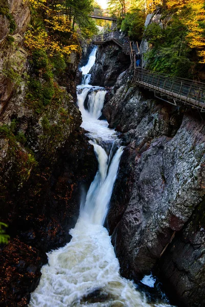 Hoge Watervallen Kloof Waterval Buurt Lake Placid — Stockfoto