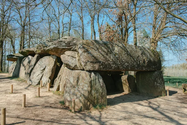 Dolmen Roche Aux Fees Bretanha — Fotografia de Stock