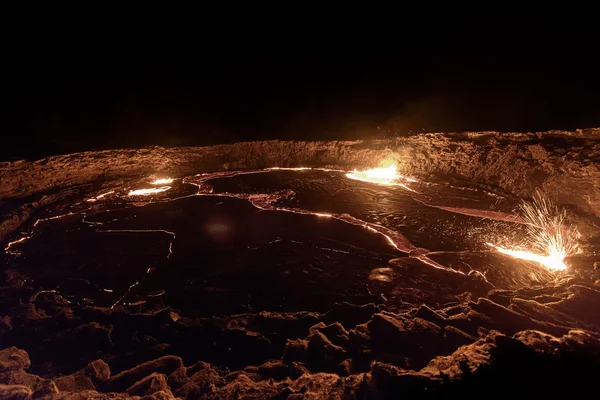 Lago de lava de Erta Ale — Foto de Stock