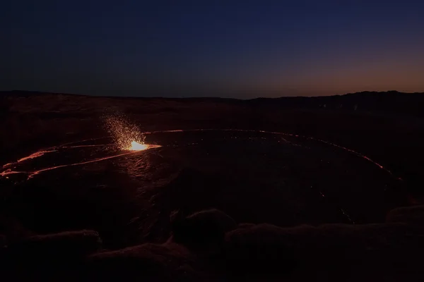 Lago de lava de Erta Ale — Foto de Stock