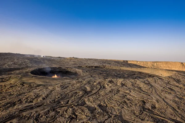 Erta Ale's caldera — Stock Photo, Image