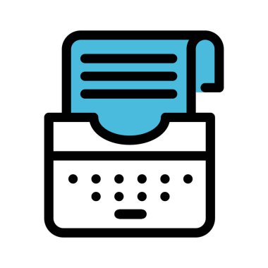 Kolayca değiştirebilen ya da düzenleyebilen belge doldurma vektör simgesi