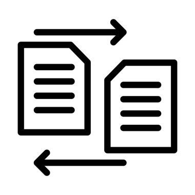 Kolayca düzenleyebilen ve düzenleyebilen Dosya Satırı Biçimi vektör simgesi