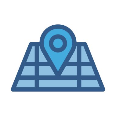 Kolayca değiştirebilen ya da düzenleyebilen Harita Doldurma Biçimi vektör simgesi