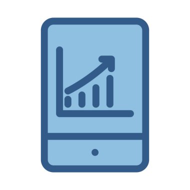 Kolayca değiştirebilen veya düzenleyebilen Mobil Doldurma Biçimi vektör simgesi