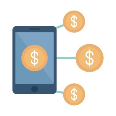 Kolayca değiştirebilen ya da düzenleyebilen düz vektör simgesi