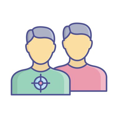 Kolayca değiştirebilen veya düzenleyebilen insan vektör simgesini doldur