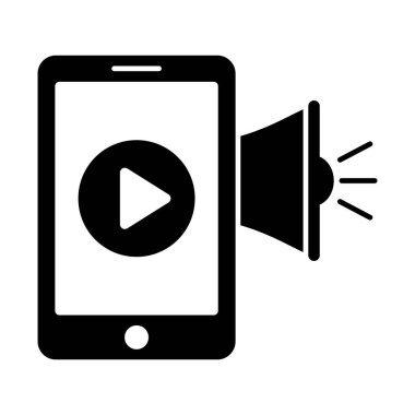 Kolayca düzenleyebilen veya değiştirebilen Glyph vektör simgesi reklamı