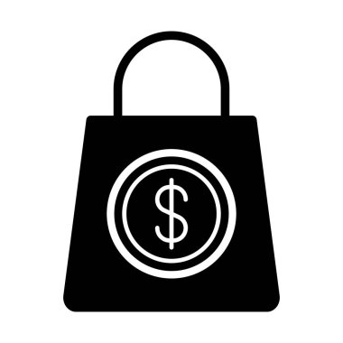 Ticari Glyph vektör simgesi kolayca değiştirilebilir ya da düzenlenebilir