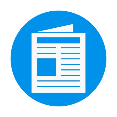 Gazete Glyph Arkaplan vektör simgesi kolayca düzenleyebilir ya da değiştirebilir