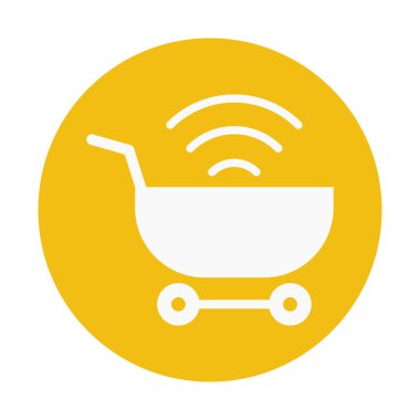 Trolley Glyph Arkaplan vektör simgesi kolayca düzenleyebilir ya da değiştirebilir