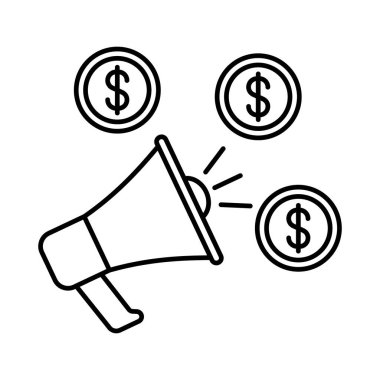 Kolayca düzenleyebilen ve düzenleyebilen Satır vektör simgesini duyur