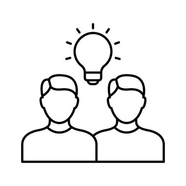 Kolayca değiştirebilen ya da düzenleyebilen fikir satırı vektör simgesi