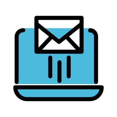 E- posta ile izole edilmiş Vektör simgesi istediğiniz gibi düzenleyebilir ya da değiştirebilir