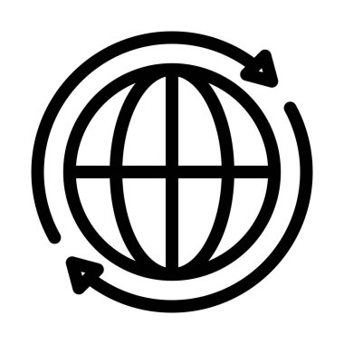  Dünya İzole Satır Vektörü simgesi istediğiniz gibi kolayca değiştirilebilir veya düzenlenebilir