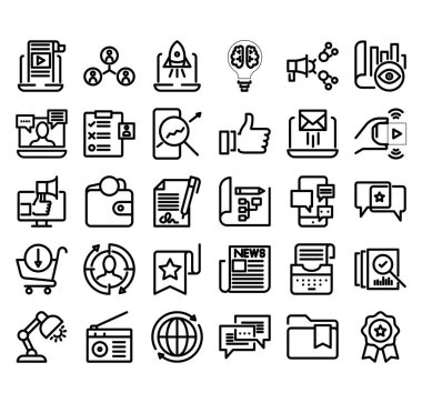 Kolayca düzenleyebilen ya da düzenleyebilen Dijital Pazarlama Vektörü Simgesi Her simgeyi kolaylıkla düzenleyebilir ya da düzenleyebilir