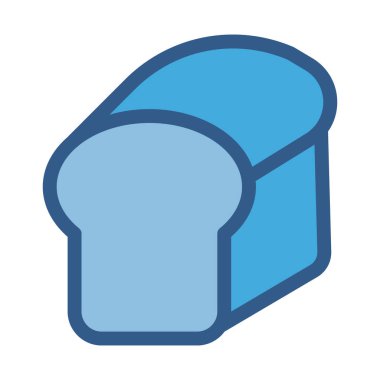 Somun ekmeği Kolayca değiştirebilen veya düzenleyebilen vektör simgesini doldur