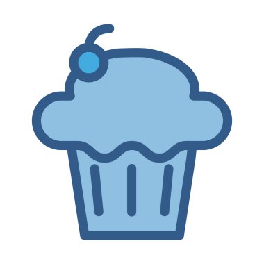 Kek Doldurma vektör simgesi Kolayca düzenleyebilen