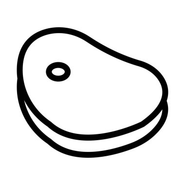 Jambon Et Çizgisi vektör simgesi kolayca düzenleyebilir ya da değiştirebilir